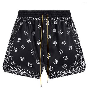 Mäns shorts bandana tryckt elastisk midja mäns sommarstrand surfing man kvinna flera färger