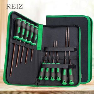 Schroevendraaier REIZ Set di cacciaviti professionali Kit di utensili manuali magnetici Punte per cacciaviti multifunzionali Set di strumenti di riparazione per apertura per PC del telefono