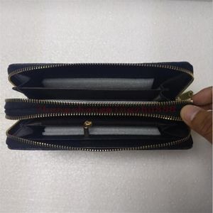 Fashion Women Long Wallet Purse High quality Ladies Clutch bags Men Double Zipper wallet Card Holder256m