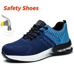 Safety Shoes Safety shoes Work Sneakers Steel Toe Men Puncture-Proof Work Boots Indestructible Security light weight 231128