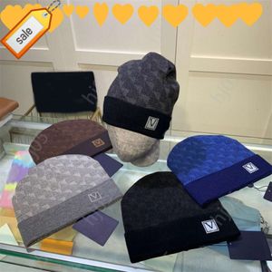 aPlaid berretto firmato cappelli firmati da uomo berretti lavorati a maglia cappello invernale autunno berretto termico con teschio sci viaggio classico berretti di lusso marrone nero grigio mantieni caldo631l