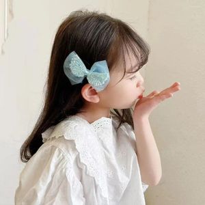 Haarschmuck Bogen Clip Baby Kopfbedeckung Mädchen Seite Schleife Haarnadel Set Kinder Koreanischer Stil Haarspange