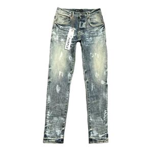 Designer di jeans viola jean maschi pantaloni pantaloni di moda design dritta retro street indossare pantaloni casuali donne robin ghu5