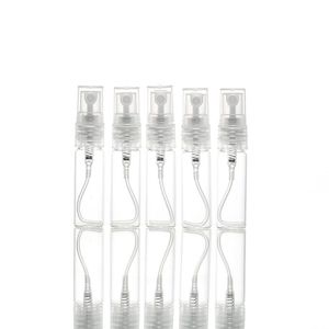 5 ml plastglas parfymflaska, tom refilabla sprayflaska, liten parfymatomizer, parfymprov hdpqo