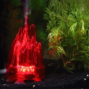 Decorazioni Acquario decorazione aquascape colore luci dell'acquario Luci subacquee a LED acquario luci del vulcano luci del disco d'aria bolla rotonda