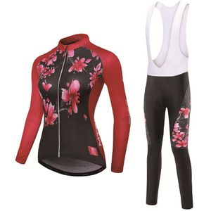 Winter Jersey Cycling Set Clothing Pro Team Cykel Downhill Skinsuit Mtb Clothes Roupas de Ciclismo Long Sleeves264s