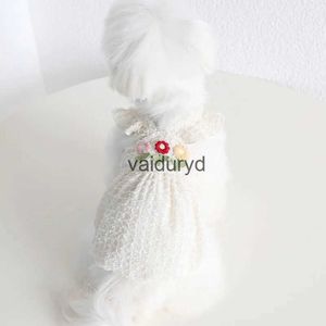 Dog Apparel Cat Dress Skirt Flowers Design Pet Puppy Spring/Summer Clothes Outfitvaiduryd