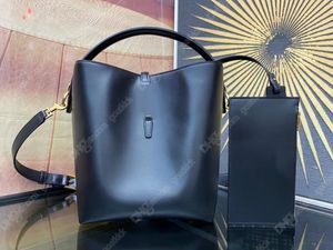 LE 37 Designer Bag Shiny Leather Bucket Bag New Luxury Shoulder Bags Women Le 37black Grey Brown Bags Tote 2 in 1 Mini Purse Rose Crossbody Wallet Handbags