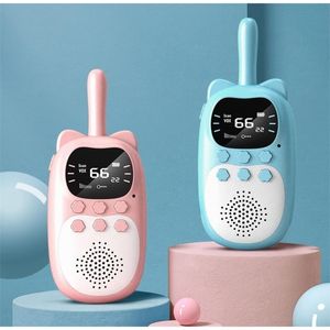 Telefony z zabawkami 2PCS Dzieci Walkie Talkie ładowne 1000 mAh ręczne 0 5W 3 km transceiver transceiver dla dzieci