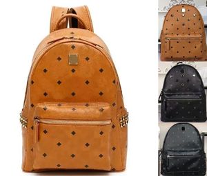 Vintage Mackpack Homens Mulheres Pu Couro Rucksack Feminino Mochila Mochila Mochila Mochila Bolsas de ombros Mochila Mochila