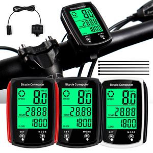 Bike Computers GPS Bicycle Computer Waterproof Bike Computer MTB Bike Speedometer Cycling Odometer Stand Universal Bicycle Accessories 231129