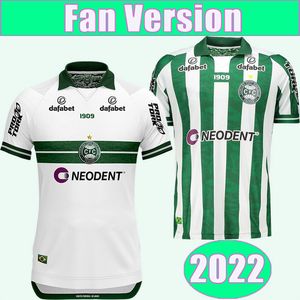 2022 Coritiba Mens maglie da calcio ANDREY EGIDIO HENRIQUE GAMALHO ALEF MANGA WILLIAN FARIAS casa lontano magliette da calcio maniche corte uniformi