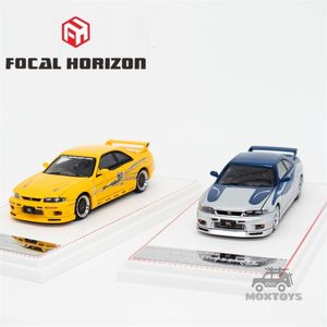 Diecast ModelフォーカルホライズンFH 1 64スカイラインR33 GT R BCNR33 FNF Limited999 Diecast Model Car 231128