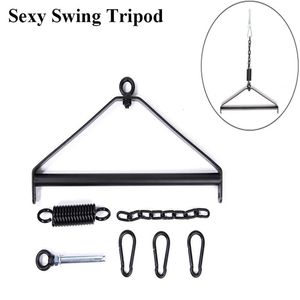 Bondage Sex Swing Hanging Up Bar Metal TripoD Stents Sexmöbler Pleasure Upgraded Swing Sex Products Accessories Toys For Par 231128