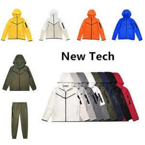 Erkek Hoodies Sweatshirts Tech Renk Spor Giyim Full Zip Trailsuit Set Techs Fleeces Techfleeces Sports Pants Mens Tasarımcı Uzay Pamuk Adam Joggerss 2xl