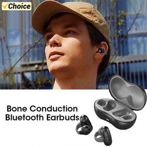 Cell Phone Earphones For Xiaomi Bone Conduction Open Bluetooth Wireless Ear clips Sport Headphone Stereo Waterproof Noise Reduction Headset 231128