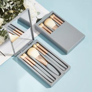 Makeup Brushes Mini Set Mirror Soft Fluffy For Cosmetics Foundation Powder Eyeshadow Blusher Blending Brush Beauty Tool