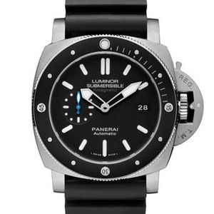 Мужские часы подарок Panerrais Temprament Watch Sapphire Mirror Swiss Automatic Размер 44 -мм ремня кожи с оригинальной игольной пряжкой 42A0