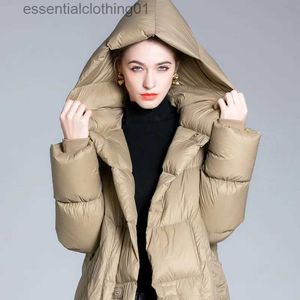 Women's Down Parkas New Winter Hoodies Puffer White Duck Down Jackets For Womens 2022 High Quality Ladies Windproof Warm Coats L231129