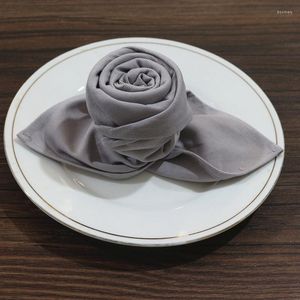 Table Napkin 5 Pieces Mat Desk Towel Food Cover Portable Cup Cloth Absorbs Water For Restaurant Home El Napkins
