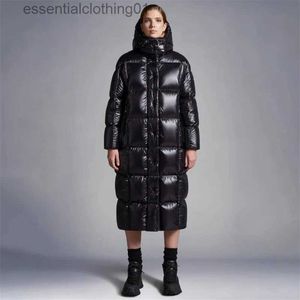 Damen Daunenparkas Damen Winterjacke 2023 Neu in der koreanischen Mode Paar Hoodie Daunenjacke Hochwertige lange Daunenmäntel Y2K Parka Versand L231129