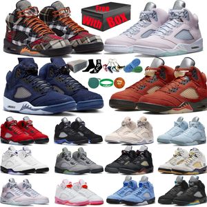 Com caixa homens sapatos de basquete mulheres xadrez artesanato aqua concord UNC feijão verde racer azul pássaro oreo metálico furioso fogo vermelho nós os melhores treinadores furtivos tênis esportivos