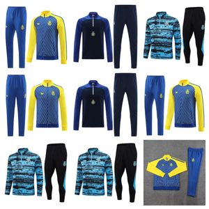 23 24 AL NASSR FC Soccer Tracksuit Ronaldo FC Suit CR7 Gonzalo Martinez Talisca Ghislain Konan Vincent Aboubakar Men Football