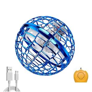 Magic Balls Magic Flying Ball Spielzeug Hover Orb Controller Mini Drone Boomerang Spinner 360 Rotierende Spinning UFO Sicher für Kinder Adts Drop Dhtl1