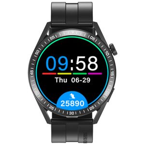 En yeni WH8-B akıllı saat 1.32 inç HD tam dokunmatik ekran bt müzik çağırıyor Reloj Inteligente Fitness Tracker Yuvarlak GT3 Smartwatch