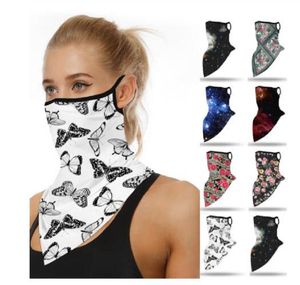 40 bandana ao ar livre máscaras de impressão facial sem costura orelha à prova de poeira esportes cachecol pescoço tubo rosto poeira equitação ciclismo fd190344732459294