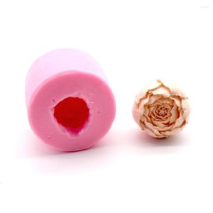 Bakning Mögel Rose Silikon Mögel Fondant Cake Decoration Tool Chocolate Soft Candy Soap J146