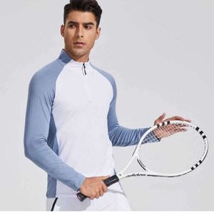 Lulus Yoga wyrównanie projektant Koszule Koszule Kompresyjne Rajstopy Fitness Gym Soccer Man Jersey Sportswear Szybkie suche sportowe koszulki