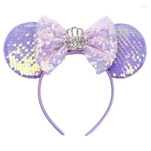 Hair Accessories Mouse Ears Headband Wholesales Sequin Bow Hairband Girls Festival Party Cosplay DIY Accessorie