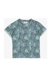 T-Shirts für Herren Koton Kids Male Green Pattern T-Shirt 0 YKB16426OK