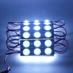 AC 220V AC 110V High Voltage SMD3030 3 LEDS Injection LED Module Light LED Sign Module Lamp With Round Lens 1.5W 150lm LL