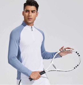 Lulus Yoga Dellign Designer Koszulki Koszule Kompresyjne Rajstopy Fitness Gym Man Jersey Sportswear Quick Dry Sport T-shirts Top Long Sleedretyer HDD24