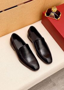 2023 Mens Fashion Dress Shoes Genuine Leather High Quality Casual Breathable Flats Male Brand Designer Suit Driving Shoes Size 38-45