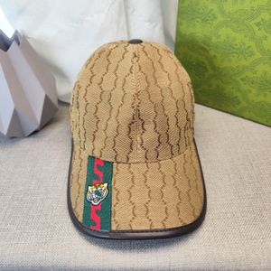 Moda Beyzbol Kapağı Tasarımcı Caps Casquette Luxe Tiger Bee Cat Canvas, Erkek Kadınlar Mektup Mektup Baskı Top Şapkaları