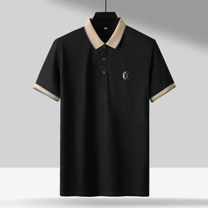 Designer-Herren-Poloshirt, Top, Luxusmarke, kurzärmelig, Knopfleiste, Business-Casual, vielseitiges Herren-T-Shirt