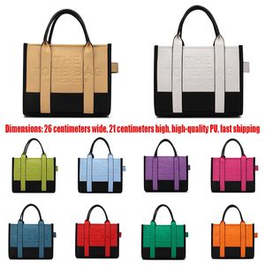 Marc rahat yüksek kaliteli pu omuz çantası büyük kapasiteli çanta kadın el çantası tasarımcı çanta siyah el çantası çapraz gövde lüks moda alışveriş çantası