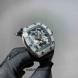 Luxury Limited Edition Watches Designer Projektant na rękę luksusowe męskie mechanicy Watch Richa Milles Męskie Tiger Floś Flose Mechanical Full DWQLS