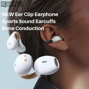 Cell Phone Earphones IFXLIFE Earbud Bone Conduction Wireless Bluetooth Earphone Comfortable to Wear Painless Ambie Series Sports Headset 231128