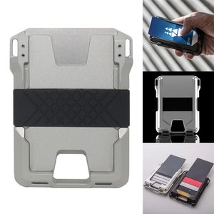 Neue EDC Wallet CNC-Machined Aluminium RFID Blocking Card Bag Card Cases Geld Organisatoren2530