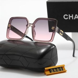 Högkvalitativ kanal 5414 Solglasögon Rund solglasögon Topp CH Original Mens Famous Classic Retro Brand Eyeglass Fashion Design Women Chanels Solglasögon V400