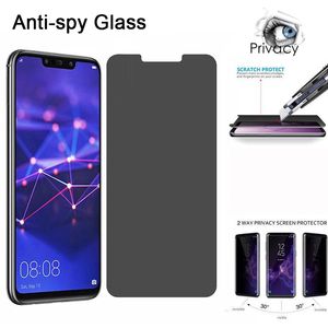 Защитник экрана конфиденциальности для Huawei P30 P40 P20 Lite Antispy Membered Glass для P20PRO P30PRO P40PRO частные стеклянные защитники