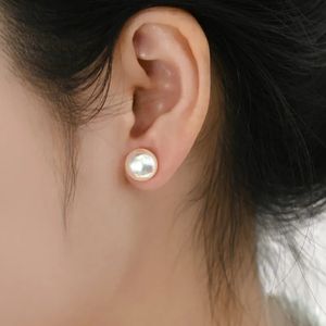 Ohr Manschette ASHIQI Echt 925 Sterling Silber Natürliche Süßwasser Perle Ohrstecker Modeschmuck für Frauen Geschenk 231129