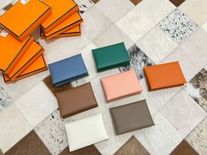 Moda Palmprint Color Unissex Carteira dobrável Buckle portátil bolsas de moeda Mini bolsas de embreagem Marca de luxo masculino e feminino
