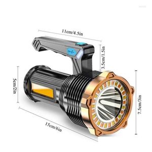 懐中電灯トーチハイパワー12000000LM LEDスーパーブライトトーチUSB充電式ランプポータブルハンド屋外照明ドロップデリDH2HA