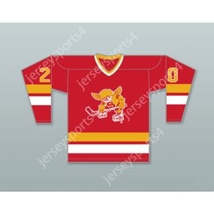 Personalizado WHA 1976-77 MINNESOTA FIGHTING SAINTS JACK CARLSON 20 AWAY HÓQUEI JERSEY NOVO Top Costurado S-M-L-XL-XXL-3XL-4XL-5XL-6XL