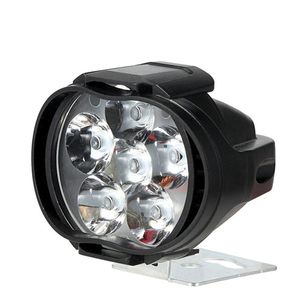 2 Pcs Motorcycle Headlight Motorcycle Waterproof Auxiliary Headlight External Spotlight Waterproof LED Light Auxiliary Headlight